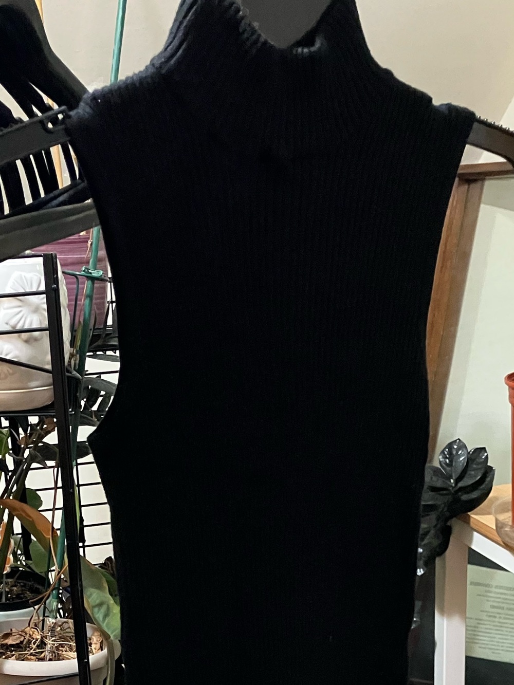 Soft ribbed sweater midi dress - excellent condition, size S/M - Picture 3 of 8
